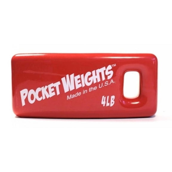 Pocket Weights - Pre-Formed Rectangular - 4lbs.