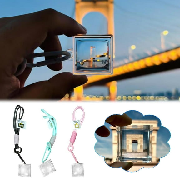 Pocket-sized Photo Enhancer, Keychain Photo Frame, Mini Picture Holder, Customizable Design, Lightweight Build, Travel Accessories, Ideal for Commuters, Displays Favorite Memories, Compact UKHBMC
