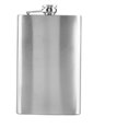 Pocketsized Stainless Steel Flask for Whiskey, Liquor, Wine, Alcohol