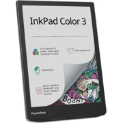 PocketBook InkPad Color 3 eReader, 7.8-Inch Display, 32GB, Wi-Fi, Bluetooth