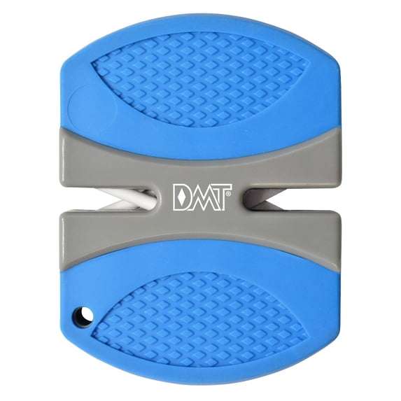 DMT PocketSharp Coarse & Fine Knife Sharpener, Simplistic & Portable Sharpening / Secure-Grip Nonslip Control Pads / Included Beaded Lanyard Chain