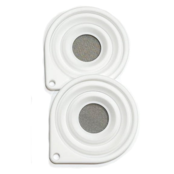 PocketStrainer Kidney Stone Strainer (2 Pack), Reusable 316L Stainless Urine Funnel Catcher, Collapsible