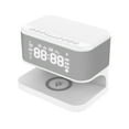 PocketTunes Harmony Wireless Alarm Clock, Speaker and Sound Machine with Qi Wireless Charging