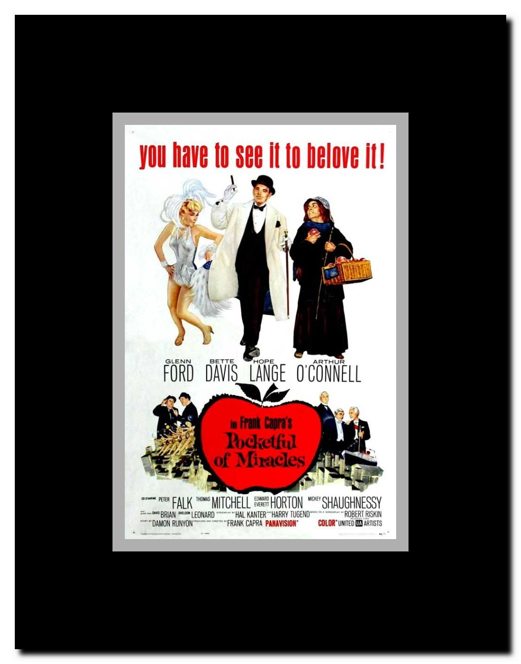 Pocketful of Miracles Framed Movie Poster