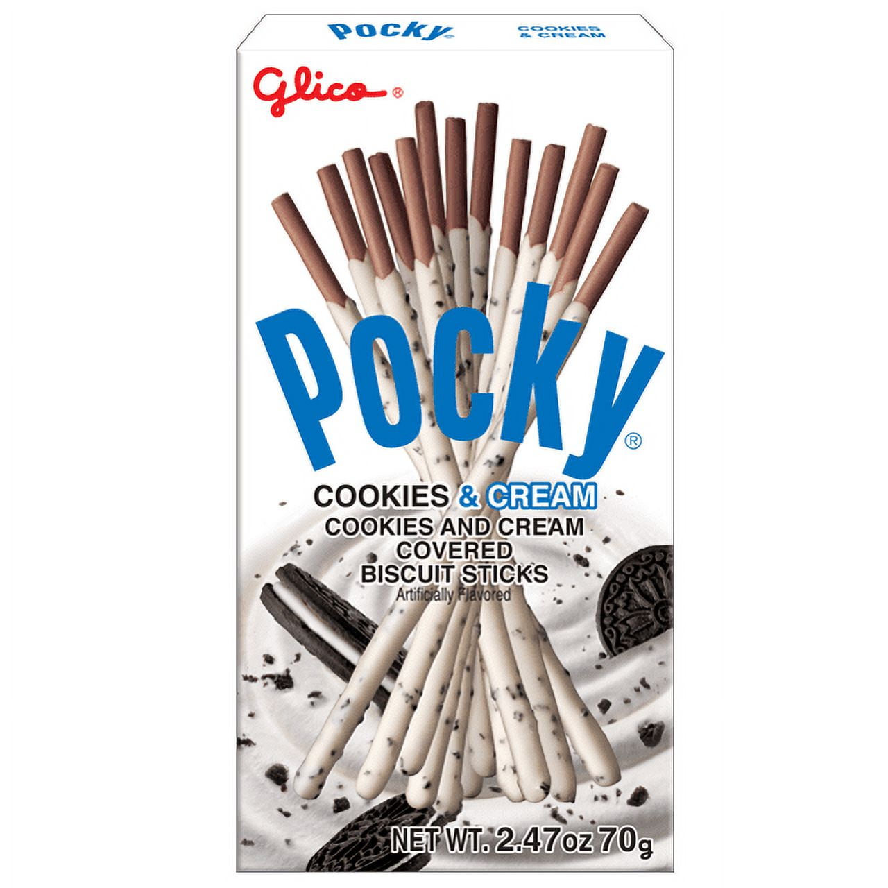 Pockyページ Pocky 70g Biscuit Sticks Coockie N Cream Flavors - Walmart.com