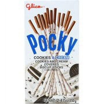 Pocky Biscuit Stick, Cookies and Cream, 2.47 oz (Pack of 10