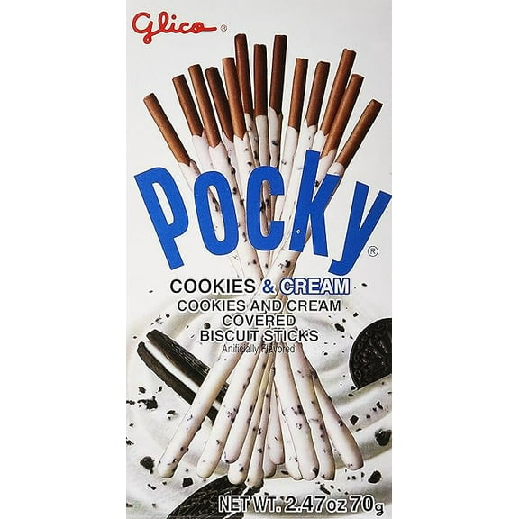 Pocky Cookies N Cream, 2.46 oz (Pack of 2)