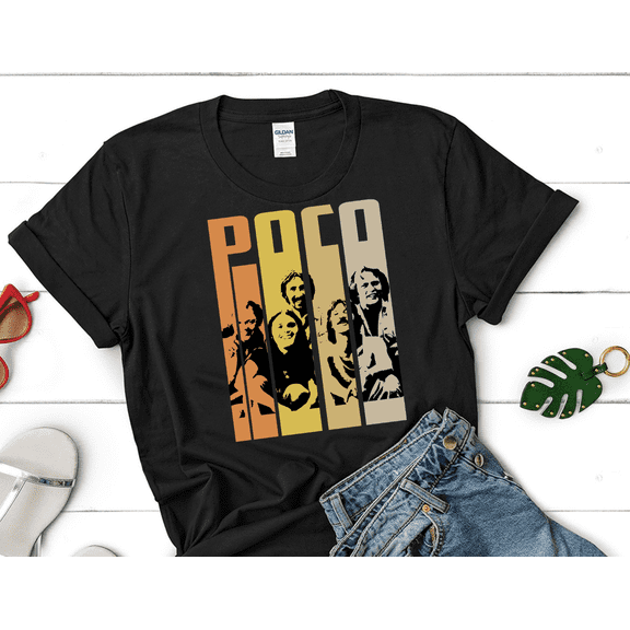 Poco Band Retro Vintage T-Shirt, Poco Band Shirt, Music Shirt, Gift Tee For You And Your Friends