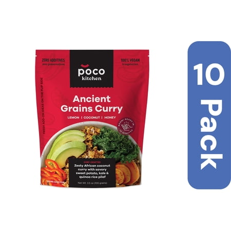Poco Kitchen Ancient Grains Curry 3.5 oz (Pack of 10)