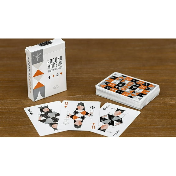 Pocono Modern Retro Deck (White) Playing Cards
