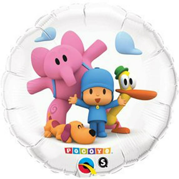 Pocoyo Character Authentic Licensed Theme Foil / Mylar Balloon 18" (Each )