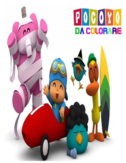 Pocoyo Da Colorare : Fantastici Libri Da Colorare Bambini 2-4, 5-7