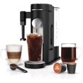 thumbnail image 1 of Pod & Grounds Specialty Single-Serve Coffee Maker, K-Cup Pod Compatible, Brews Grounds, Compact Design, Built-In Milk Frother, 56-oz. Reservoir, 6-oz. Cup to 24-oz. Mug Sizes,, 1 of 9