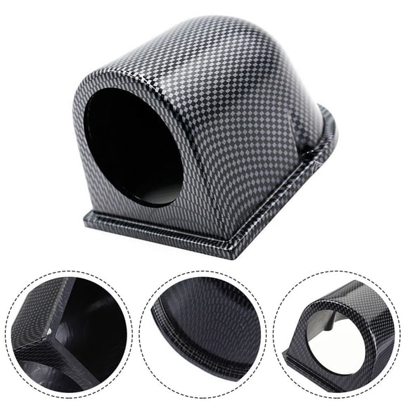 Pod Holder Car Gauge Dash Mount Gauge Pod Holder Replacement Single Hole 1 Piece Abs Plastic Easy Installation