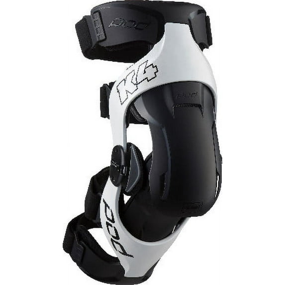 POD K4 V2.0 Knee Brace White/Black Right XL/2X