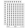 thumbnail image 1 of Podcast Broadcast Microphone 200+ Round Stickers - White - Matte Finish - 0.50" Size, 1 of 3