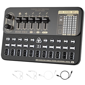Podcast Equipment Bundle, BM-800 Recording Studio Package with Voice Changer, Live Sound Card - Audio Interface for Laptop Computer Vlog Living Broadcast Live Streaming YouTube TikTok
