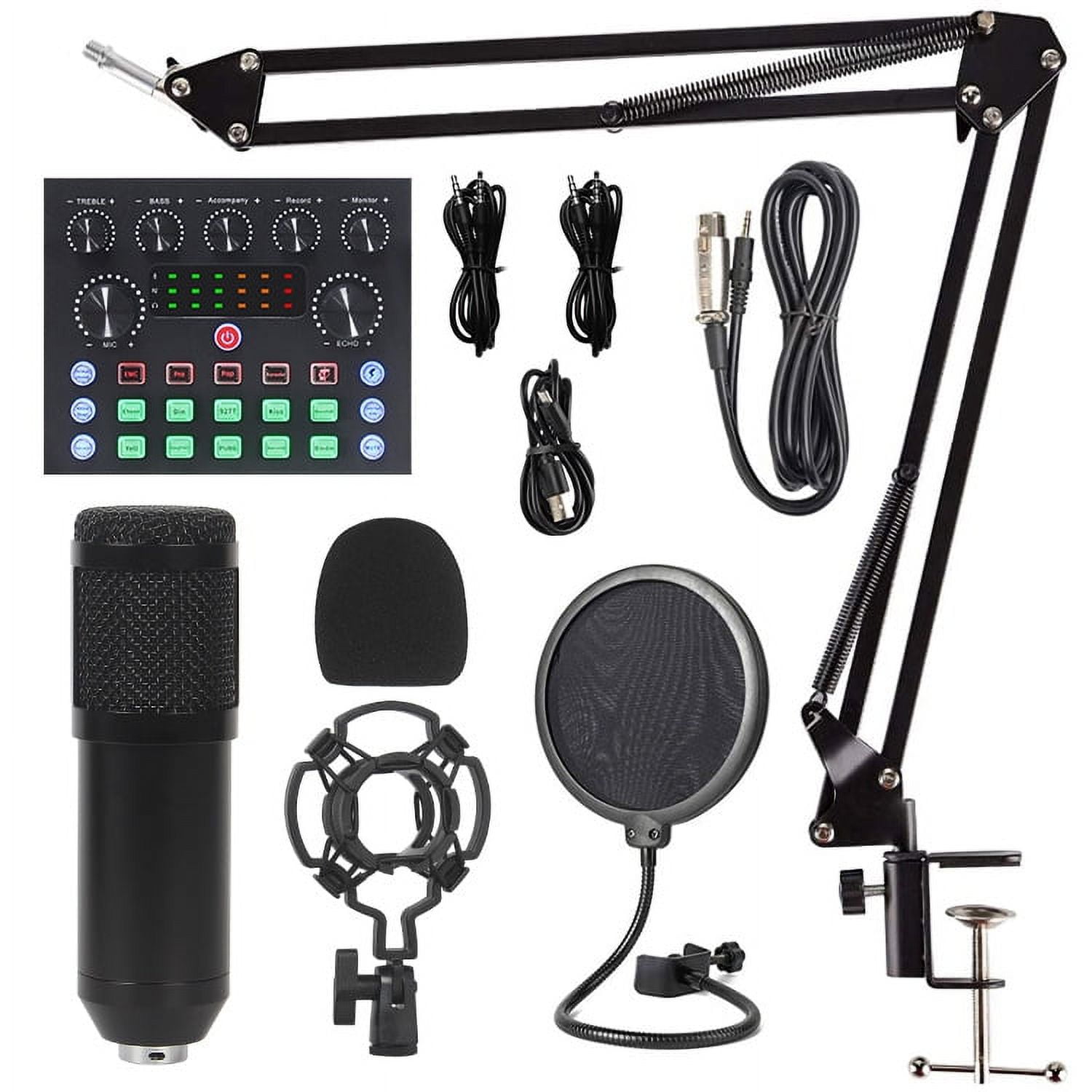 Podcast Microphone Bundle//Podcast equipment kit with variable sound