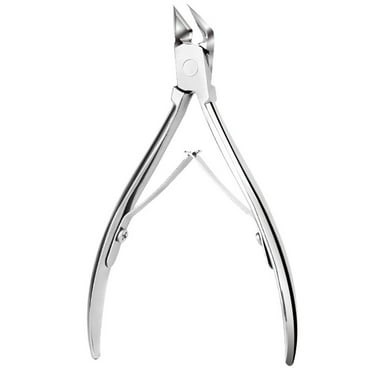 Podiatrist Toenail Clippers, Professional Thick & Ingrown Toe Nail Clippers for Men & Seniors, Pedicure Clippers Toenail Cutters, Super Sharp Curved Blade Grooming Tool (Silver)