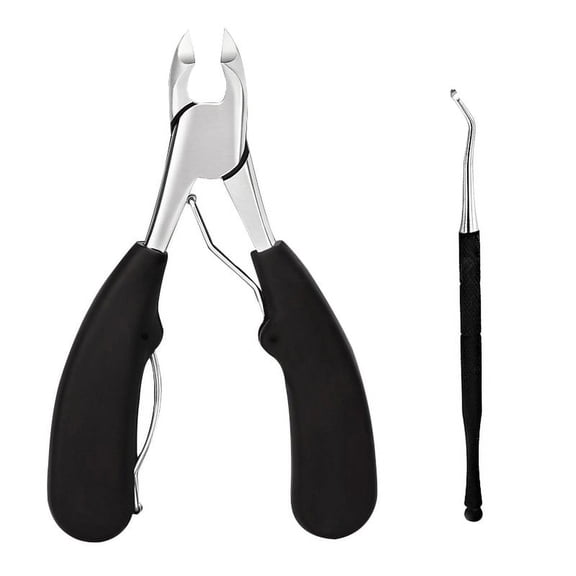 Podiatrist Toenail Clippers, Professional Thick & Ingrown Toe Nail Clippers for Men & Seniors, Pedicure Clippers Toenail Cutters, Super Sharp Curved Blade Grooming Tool