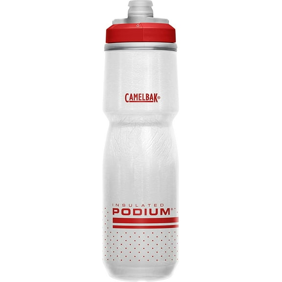 Podium Chill 24oz, Fiery Red/White