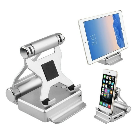 Podium Style Stand With Extended Battery Up To 200% For iPad iPhone And Other Smart Gadgets