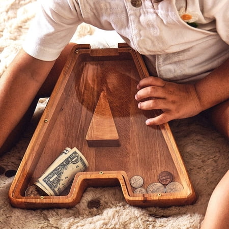 Podn Personalized Letter Piggy Bank