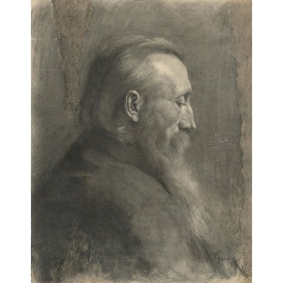 Podobizeň muža s bradou (1896) Poster Print by Július Éder (24 x 36)