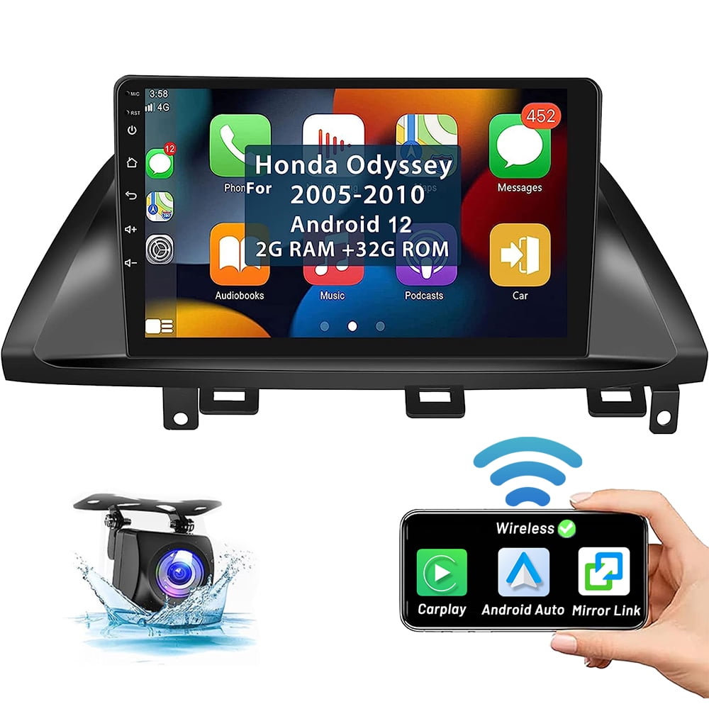Podofo 2+32G for Honda Odyssey 20052010 Wireless Carplay Android Auto