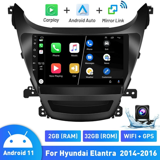 Podofo 2+32G for Hyundai Elantra 2014-16 9'' Carplay/Android Auto ...