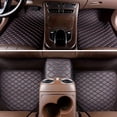 thumbnail image 1 of Podofo 5pcs Car Floor Mats Universal Waterproof Front Rear Full Set Auto Rugs Leather Car Carpet Accessories Interior, 1 of 9