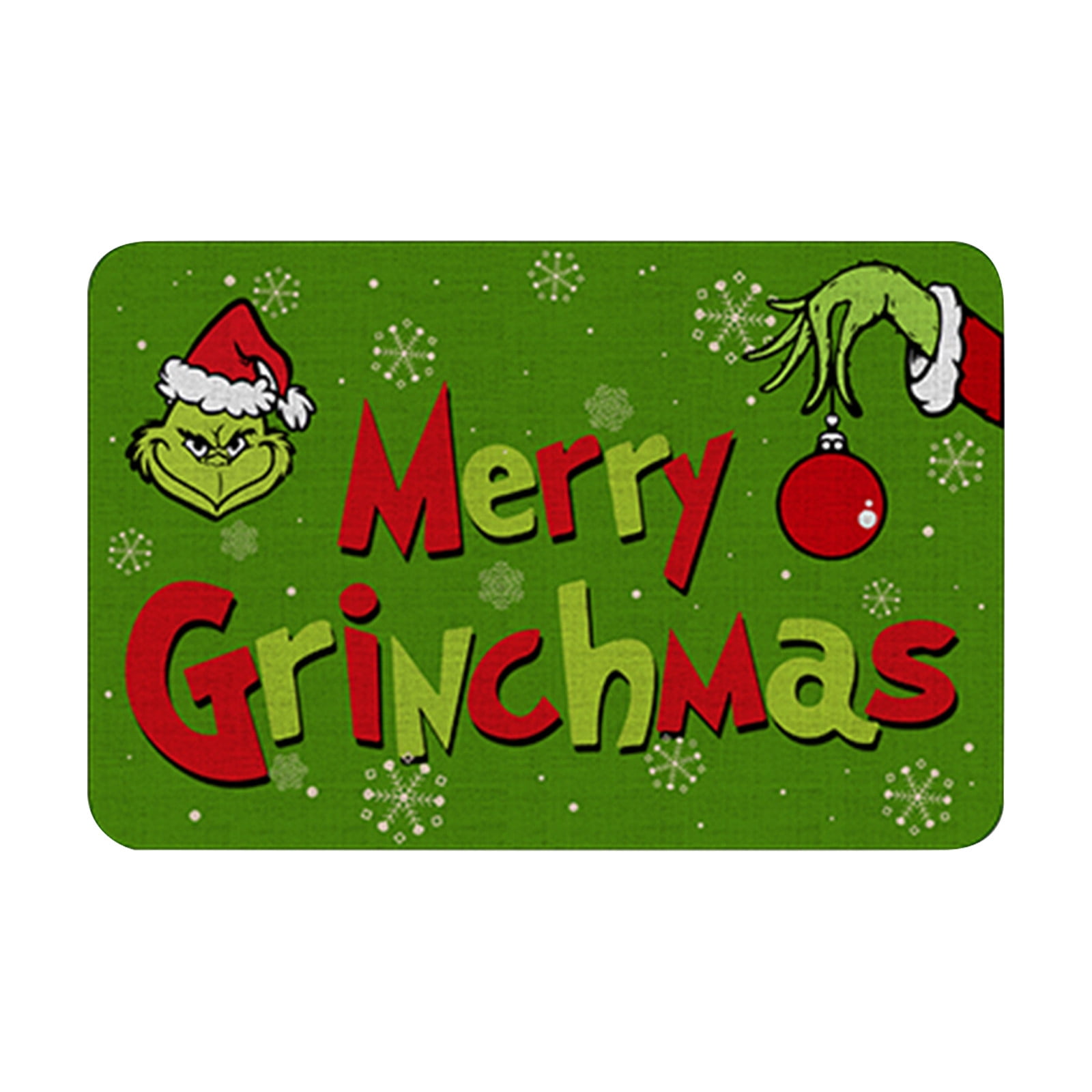 Podplug Christmas Grinch Decorations Christmas Door Mat Outdoor