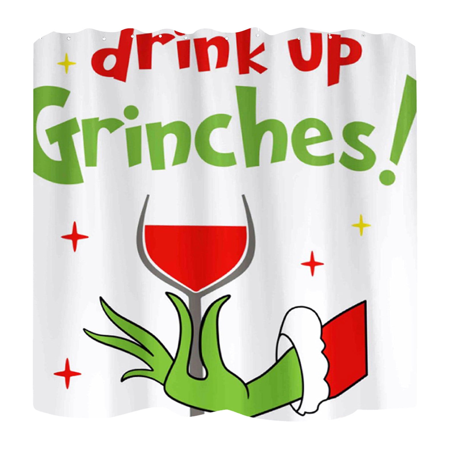 Podplug the Grinch Christmas Decor, Christmas Printed Waterproof and