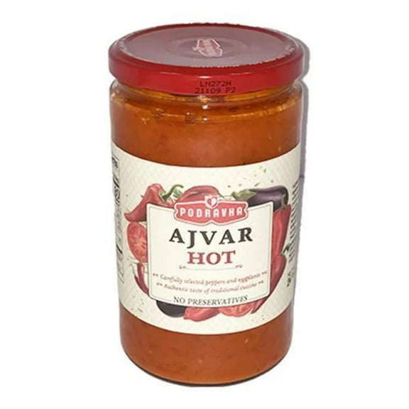 Podravka Hot Ajvar , Spicy , 24.5 Oz