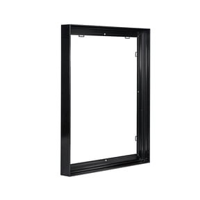 Podronale 12"x16" Canvas Frame, Pre-assembledFloater Frame 3/4" Canvas Frame for 0.6"-0.9" Depth Painting (Black,1PCS)