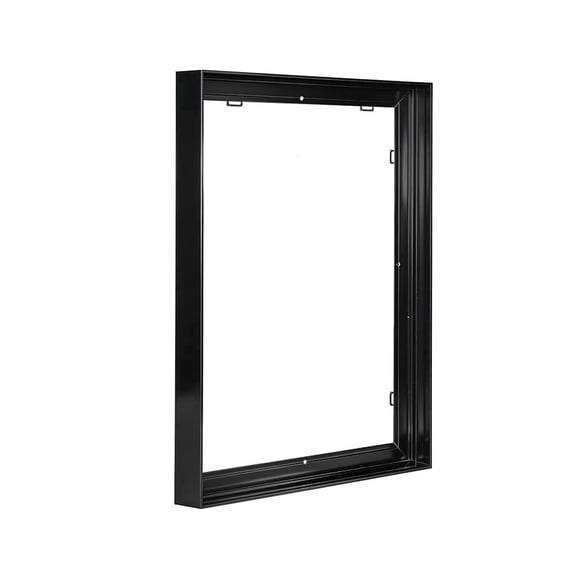 Podronale 16"x20" Canvas Frame, Pre-assembled Floater Frame 3/4" Canvas Frame for 0.6"-0.9" Depth Painting (Black,1PCS)