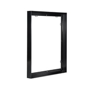 Podronale 8"x10" Canvas Frame, Pre-assembled Floater Frame 3/4" Canvas Frame for 0.6"-0.9" Depth Painting Black,1PCS