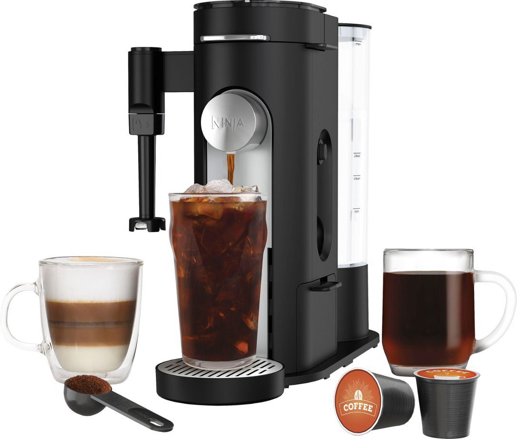 Pods & Grounds Specialty SingleServe Iced Coffee Maker, KCup Pod