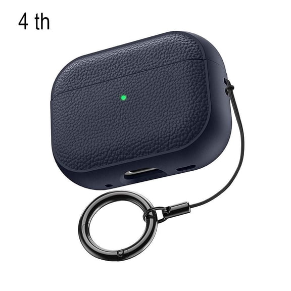 Pods Pro 3 Case, Shock-Proof Protective Leather Earphone Case for AirPods Pro 3rd Generation