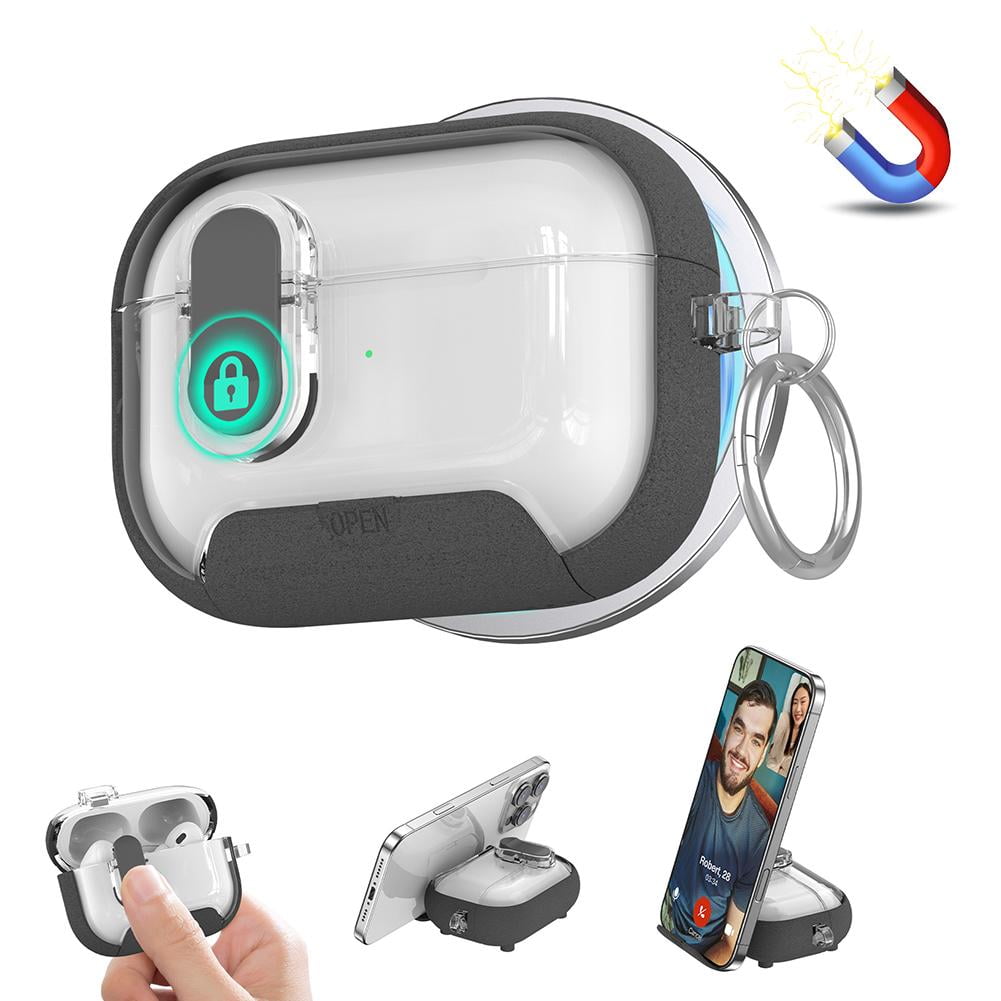 Pods Pro 3 Case with Lock, Magnetic Security Lock Protective Case Pod ...