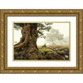 thumbnail image 1 of Podt, Martin 14x11 Gold Ornate Wood Framed with Double Matting Museum Art Print Titled - World of Magic, 1 of 4
