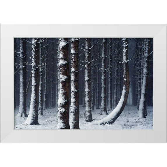 Podt, Martin 24x17 White Modern Wood Framed Museum Art Print Titled - Crooked