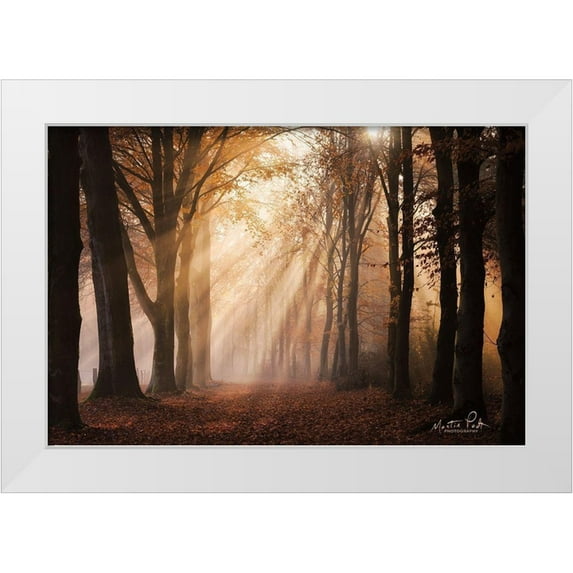 Podt, Martin 32x23 White Modern Wood Framed Museum Art Print Titled - Look for the Light in All Things