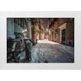 thumbnail image 1 of Podt, Martin 32x23 White Modern Wood Framed Museum Art Print Titled - Winter Nighttime Street 1, 1 of 4