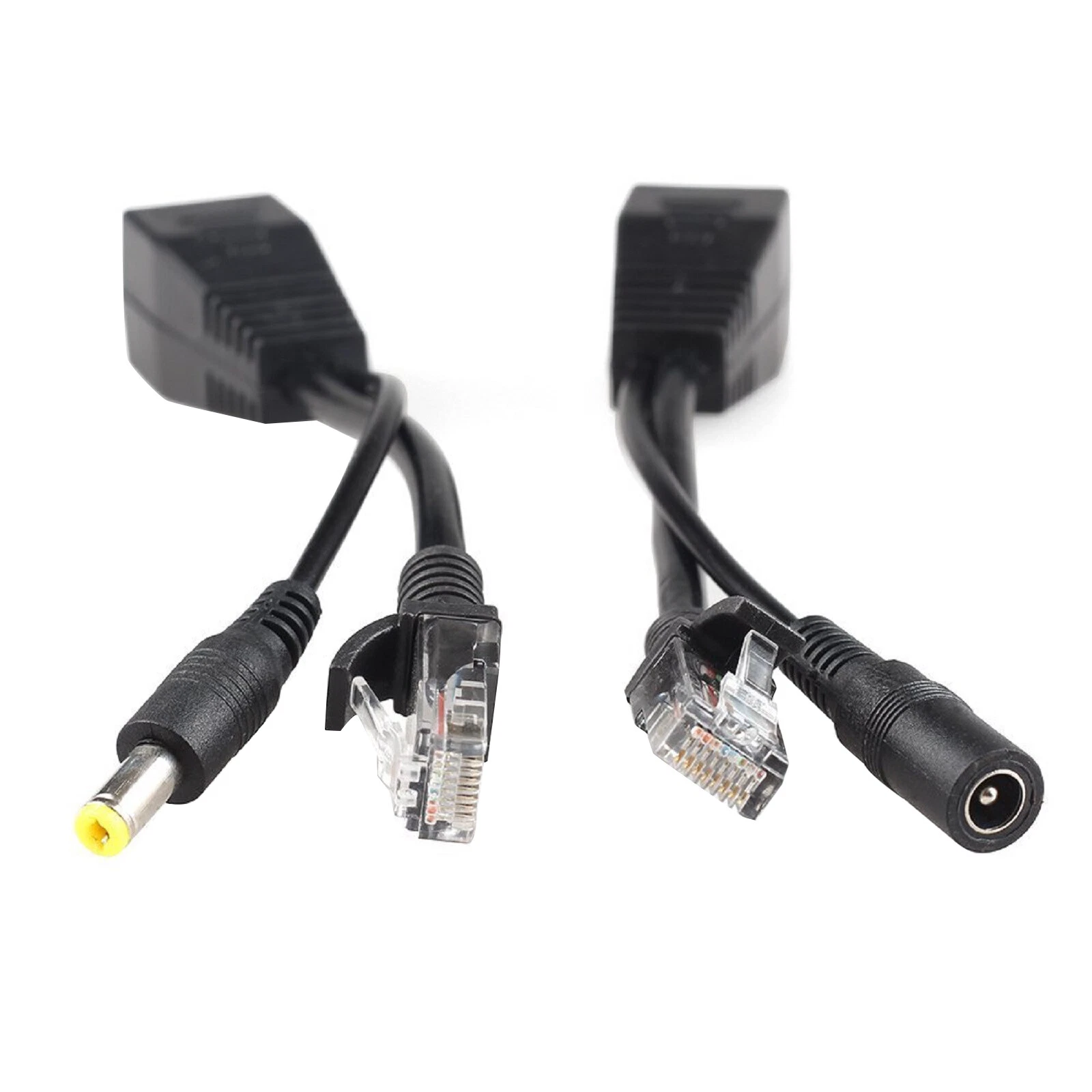 Poe Cable Passive Power Over Ethernet Adapter Cable Poe Splitter Rj45 ...