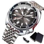 Poedagar Business Men Watch Date Week Waterproof Luminous Luxury Man Wristwatch Sports Stainless Steel Mens Quartz Watches Male