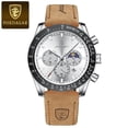 thumbnail image 1 of Poedagar Bussiness Watch for Man Sports Waterproof Luminous Date Chronograph Leather Men's Watches, 1 of 6