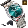 thumbnail image 1 of Poedagar Luxury Quartz Man Wristwatch Sport Men Watches Waterproof Luminous Men's, 1 of 5
