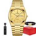 thumbnail image 1 of Poedagar Man Wrist Watch Sport Quartz Stainless Steel Waterproof Date Male Watches Bracelets, 1 of 6