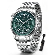 Poedagar Man Wristwatch Sport Quartz Stainless Steel Male Watches Waterproof Chronograph Watch